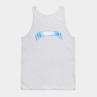 Watercolor ribbon Tank Top